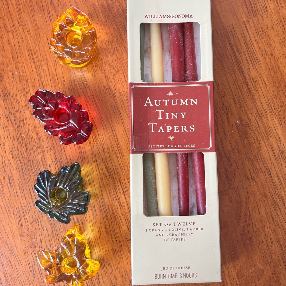 Williams Sonoma Autumn Tapers Candle Set - Multicolor​
